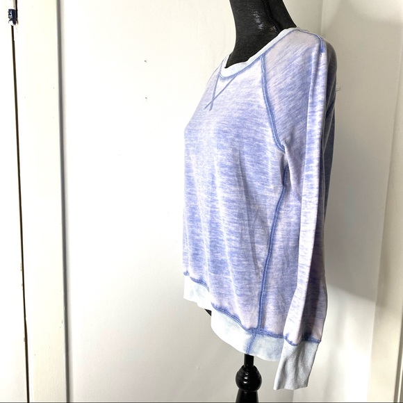 Halcyon Vintage Wash blue Crew Neck Sweatshirt, S - Picture 5 of 10